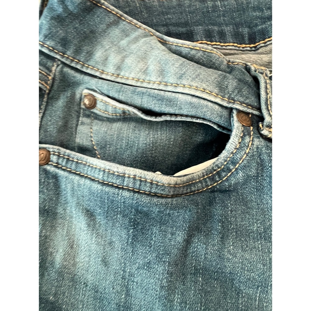 Wrangler Boot Cut Jeans Womens 17X34 Blue Excellent Stretch 1009MWZPV Denim - Picture 3 of 7